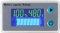 DORHEA Battery Capacity Monitor 10-100V Gauge Meter Voltmeter with Temperature Display Digital Universal Battery Capacity Tester Switch Meter Gauge 12V 24V 36V 48V LCD Display Battery Indicator