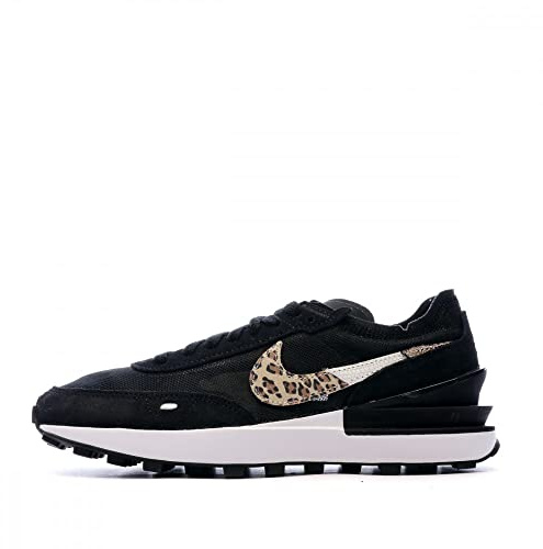 Nike W Waffle One SE, Sneaker Donna, Schwarz/Mehrfarbig/Schwarz, 38,5 EU