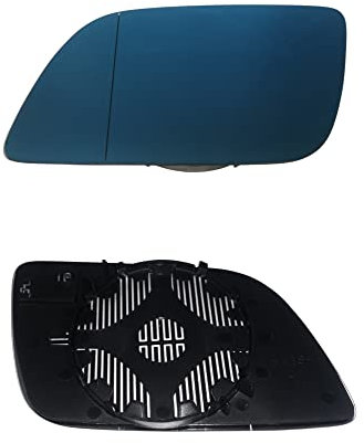 Für VW Polo 9N3 Für Skoda Octavia 1Z Spiegelglas Asphärisch Blau Beheizt Links