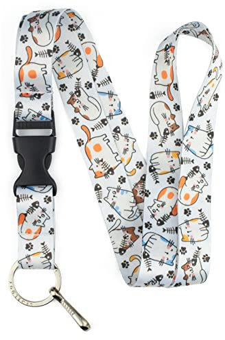 Limeloot Bedruckte Schlüsselbänder, Katze, Standard