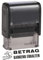 Selbstfärber Imprint 2/Lagertext – Betrag dankend erhalten - von Kaufhaus2010 – Office Stempel zur Kennzeichnung von Dokumenten 46 mm lang