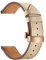 20mm Bracelet en Cuir Compatible pour Samsung Galaxy Watch 6/6 Classic/5Pro/5/4/4 Classic/3 41mm/Active 2/Active,For Huawei Watch GT/2/2e/pro 42mm Bracelet de Remplacement,Rose button apricot