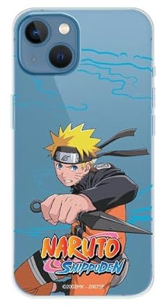 Offizielle Schutzhülle für iPhone 13 von Naruto, Shippuden zum Schutz Ihres Handys, flexibel, transparent, mit offizieller Lizenz