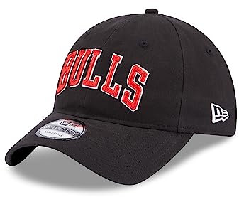 New Era Chicago Bulls NBA Basecap 9Twenty Basketball Kappe verstellbar Team Script schwarz - One-Size