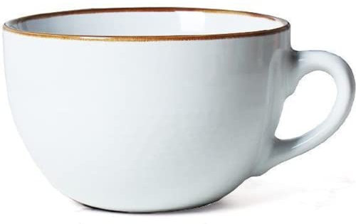 Disoza Groß Tasse 700 ml Keramik Kaffee Tee Tasse XXL Porzellan Weiß Kaffeetasse Suppentassen mit Henkel Kaffeebecher Tee Müsli Suppen Ramen Schale Schüssel Kaffee Tassen Suppenschüssel mit Griff