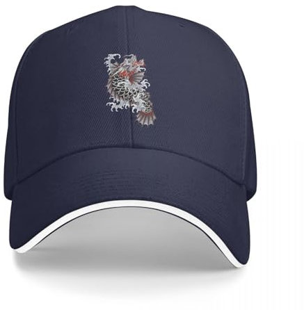 Basecap Yakuza Ichiban Tattoo Klassische Baseballkappe Visier Herren Kappe Luxus Damen