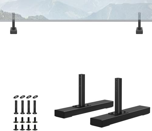 Metal TV Legs for Sony Bravia TV for Sony KDL-52WL135 KDL-52W3000 KDL-52X2500 KDL-52XBR3 TV Model, Only Fit for TV Hole Distance of 35 mm/1.377 inch Center-to-Center, Please Measure The Hole Spacing