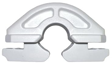 Ganci per rete da calcio 4G, per porte da calcio in alluminio, 25 mm, fissaggio Twist Fit (25 ganci)