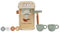 TTETTZ Holz Kaffeemaschine Set Rollenspiel Küche Zubehör Espressomaschine Spielset
