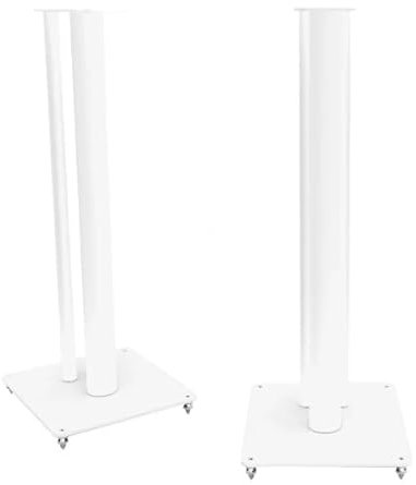 Q ACOUSTICS Q FS50 Speaker Stand Pair - Compatible with 5010, 5020, 3010i, 3020i, Q M20, Concept 30, 3010c, 3020c & Q Active 200 - Sturdy Steel Floor Mounts for Home Theater Surround Sound (White)