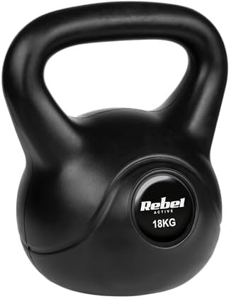 Rebel Kettlebell Bitumen 18kg PVC RBA-2319