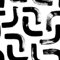 VaryFloral White and Black Curve Peel and Stick Wallpaper 30.5cmx300cm Abstract Contact Paper Watercolor White Geometric Black Wallpaper Sticky Back Vinyl Vintage Vinyl Wrap for Furniture Room Cabinet