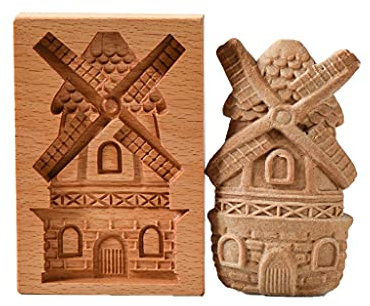 Holz-Küchen-Backformen, Plätzchenformen, Schokoladenformen, Holzkekse für Plätzchen, Stempel, Prägung, 8 Stile
