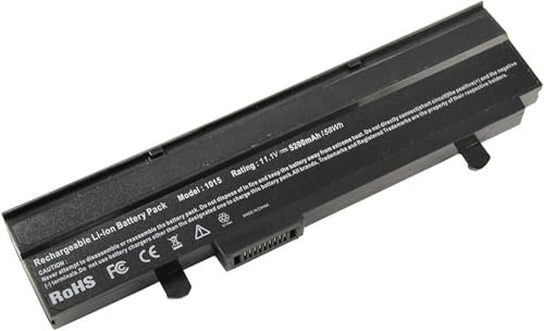 Batterie de rechange pour ordinateur portable Asus Eee PC 1015 1015/ 1015B 1015P 1015PD 1015PDG 1015PDG 1015PDGT 10,8 V 5200 mAh A31-1015 A32-1015 AL31-1015 PL32-1015 15PE 10 Série 15PEB 1015PEG1015PN