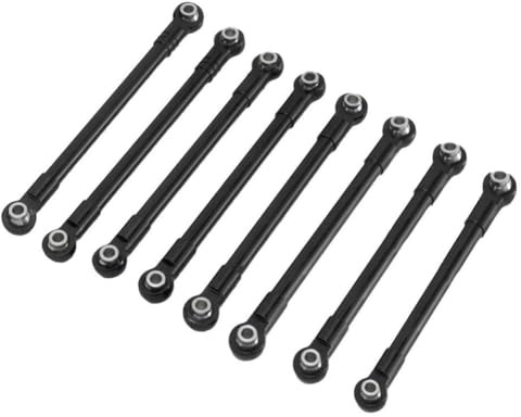 CCXTKENWU Metall Chassis Befestigungsstange Für 1/12 H12Y H12Y + H12P OP Upgrade Teile Zubehör Rc Modell Crawler Auto Buggy(Black)