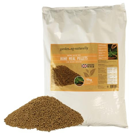 Bone Meal Fertiliser Pellets 10kg Slow Release Planting Feed For Roots Bulbs Vegetables Roses And Soil Health