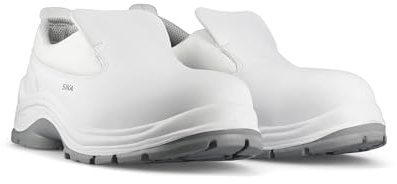 SIKA Unisex-Sicherheitsschuh, Zehenschutzkappe aus Verbundmaterial,wasserabweisende Arbeitsschuhe aus Mikrofaser, stoßdämpfende PU-Sohle,metallfreie Arbeitsschuhe für die Lebensmittel-& Medizinbranche
