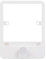 Schneider Electric Lisse White Moulded - Single Socket Surround with Key Hook, GGBLH1GS, White