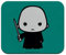Tapis de souris fin Harry Potter Voldemort mignon Chibi à profil bas
