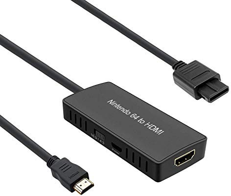 ZUZONG Câble HDMI pour N64, prend en charge la conversion 16:9/4:3, convertisseur N64 vers HDMI, composite avec N64/GameCube/SNES