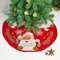Odot Weihnachtsbaum Rock Dekoration, Decke Weinachtsdeko 100cm Rund Weihnachtsbaumdecke Weihnachtsbaum Röcke Ornaments für Weihnachten Baum Rock Deko Schutz (100cm,Weihnachtsmann)