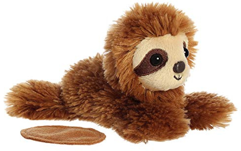 Aurora® Adorable Shoulderkins™ Sam Sloth™ Stuffed Animal - Fun Buddy that Can Go Everywhere with You - Perfect for Kids 3+ Years and Costumes - Brown 5 Inches
