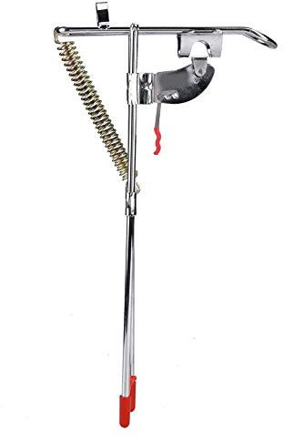 Wakects Automatischer Angelrutenhalter, Federstahlhalter, Zubehör für doppelten Federrutenhalter 37 x 19,5 x 6,5 cm