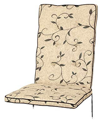 Kettler Polen KETTtex 2222 Auflage für Hochlehner Excelsior von Royal Garden/MWH Natur Ranke Sitzpolster 106 cm
