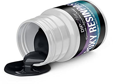 DIPON.DE HIGH PERFORMANCE LIQUIDS & PIGMENTS Epoxidharz Epoxy Pigment Farbpaste Graphit GRAU Grey ca. RAL 7024 Profi Hochpigmentierte Paste für Epoxidharz Epoxy Resin Polyurethan Kunstharz Resin Art
