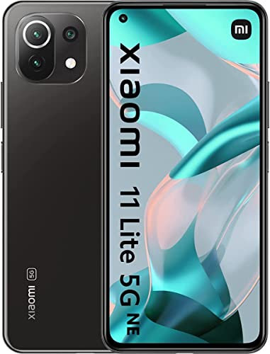 Xiaomi 11 Lite 5G NE - Smartphone 6.55” FHD+AMOLED DotDisplay, Qualcomm® Snapdragon™ 778G, Triple cámara de 64MP+8MP+5MP, 4250mAh Battery,6+128GB Truffle Black
