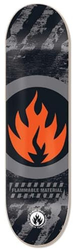 Skateboard Circle Flame, 8,5 x 32,38 cm