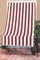 Tenda da Sole a Righe RIVERS per Balcone e Finestra Esterno, Poliestere Leggero, Filtra Luce Solare, Varie Misure e Colori, con Frange e Anelli di Plastica 145X290 CM RIGHE LARGHE BORDO'