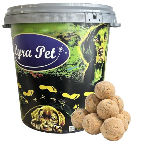 Lyra Pet® 100 STK. Basic Meisenknödel ohne Netz à 90 g = 9 kg in 30 L Tonne | Energielieferant für Wildvögel - Mineralstoffreiches Wildvogelfutter für das ganze Jahr - Fetthaltig & Nährstoffreich