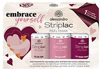 alessandro Striplac Peel or Soak FARBSET EMBRACE YOURSELF- UV-Nagellackset - Für perfekte Nägel in 15 Minuten