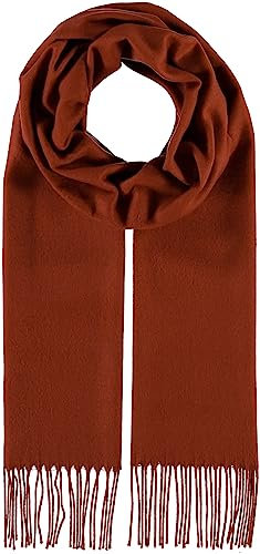 Giorgio Rimaldi Schal 30 x 180 cm - Weicher als Kaschmir - Schal einfarbig für Damen und Herren - Perfekt für Herbst und Winter Rost
