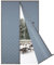 Risareyi Magnet Wärmeschutzvorhang für Türen 75x230cm, Grau PU Leder Türvorhang Thermo Kälteschutz Winter Wasserdicht Winddicht Staubdicht Kälteschutzvorhang für Haustür Balkontür Klimaanlage