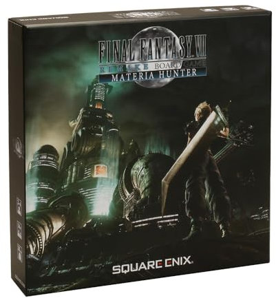 Square Enix Final Fantasy VII Remake: Materia Hunter Brettspiel, ab 14 Jahren, 2-4 Spieler, 20-30 Minuten Spieldauer