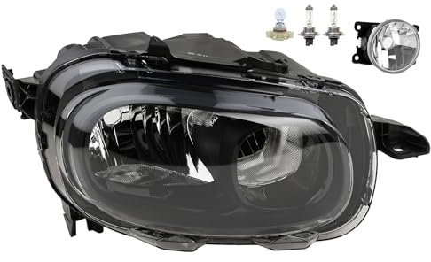 Johns, Scheinwerfer Halogen passend für Citroen C3 SX 16- H7 H7 Rechts für automat. LWR + Nebelscheinwerfer + Leuchtmittel