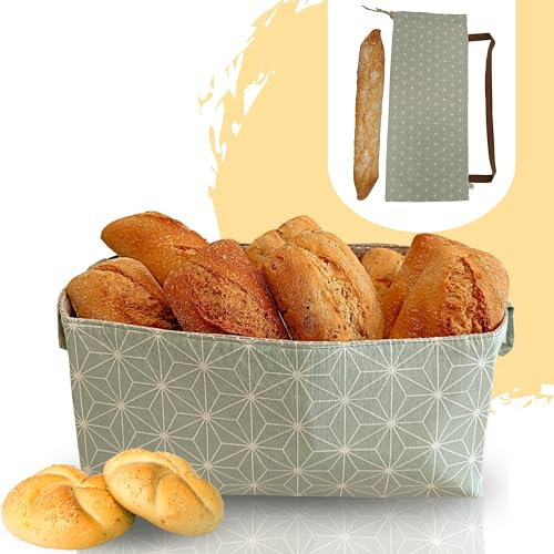 Paneras Tela Pequeñas Paneras Para Guardar El Pan Cesta Para Pan Panera Mesa Panera Pequeña Paneras De Mesa Tela Cesta Pan Tela Cuadrada Cesto De Tela Cestas Para El Pan 2pcs (SET PANERA 2)