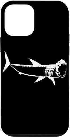 Hülle für iPhone 12 mini Megalodon Shark Skelett Liebhaber Lustiger Meg Paläontologe