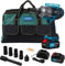 jovant Kit avvitatore a percussione senza fili, pistola a impulsi da 20 V MAX 3/4, 2000 Nm, avvitatore a percussione senza spazzole con velocità a 6 modalità, 2 batterie da 4,0 Ah avvitatore a