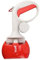 Recogedor de Excrementos de Perro | Recogedor Portátil para Recoger Cacas | Compacto y Fácil de Usar | Ideal para Mascotas | Accesorio Práctico para Dueños de Perros (Rojo)