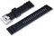 CRAFTER BLUE CB51 Uhrenarmband, professionelles Taucher-Ersatzarmband aus FKM-Kautschuk mit geradem Ende für alle Uhren mit 22 mm breitem Bandanstoß, Schwarz