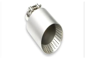 BLNETU Auto-Endschalldämpfer Für VW GTI MK7 Für Golf 7 Düse 60 MM 63 Mm Schalldämpferspitze Mattes Edelstahl-Autoauspuffrohr Universal-Auspuffspitze (ID54MM OD101MM)