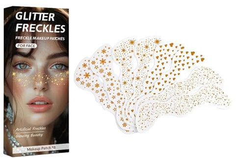 Glitter Face Stickers, Makeup Patches Decorations, Glitter Face Jewels, Waterproof Face Stickers, Festival Makeup Accessories, Temporary Makeup Stickers, Concert Glitter Stickers for Parties