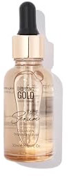 Dripping Gold Clear Tanning Face Drops - Siero autoabbronzante personalizzato Glow con collagene e acido ialuronico - abbronzatura anti-età e idratante per tutti i toni della pelle - 30 ml