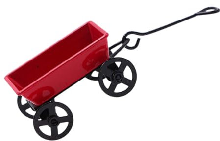 PRETYZOOM 1 Satz Mini-anhänger-Requisiten Puppenhaus Miniaturen Feengarten Puppenbett Bausätze Zubehör Für Babypuppen Feengarten Zubehör Puppenmöbel Bausatz Metall 2st