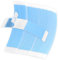 Molain 60 unidades de cinta adhesiva para pelucas, cinta adhesiva de doble cara para pelucas, cinta invisible, resistente al agua, cinta adhesiva para fijar pelucas (azul)