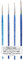 Winsor & Newton Watercolour Brush Short Handle Series 111. Set of 4 PCS, 3/0, 0, 2, 4 and 1 Card