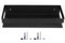 30cm Matt Black, Stainless Steel Bathroom Shelf, Kitchen Storage Organizer Rack SUS 304, for Shampoo Shower Gel Condiment Bottles with Elegant Matte Black Finish